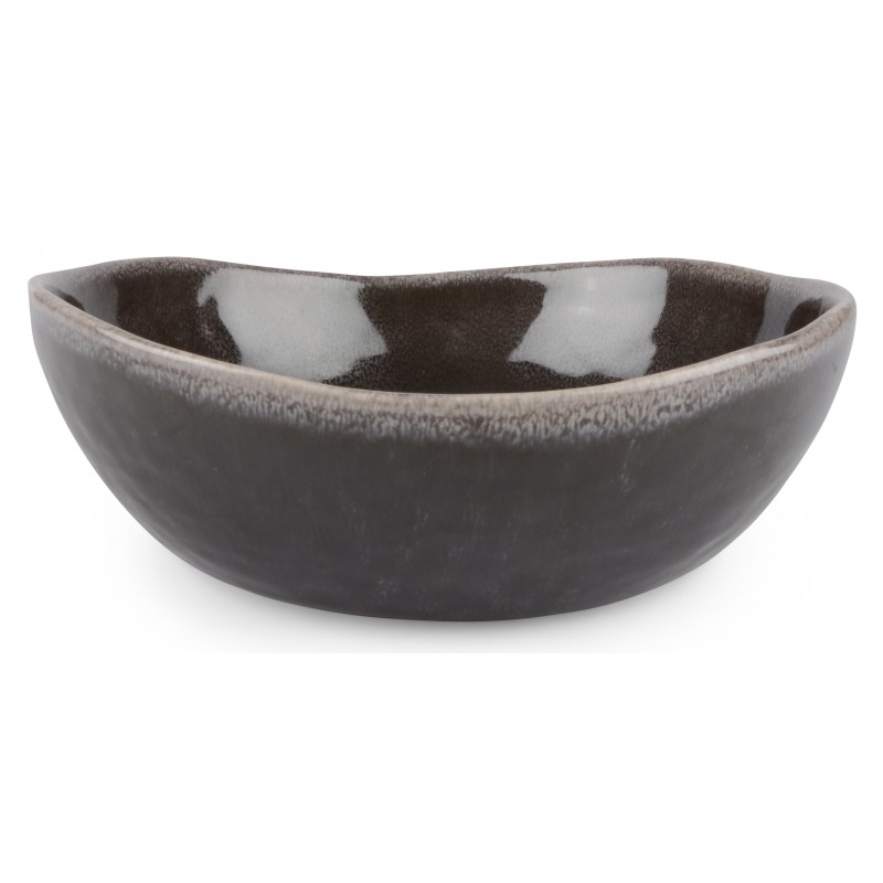 Miska obiadowa CERAMICZNA brązowa