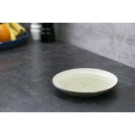 Talerz obiadowy CERAMICZNY okrągły beżowy | Wysyłka w 24h!