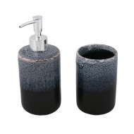 KUBEK łazienkowy ceramiczny niebieski 450ml | Wysyłka w 24h!