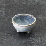 Miska do dipów sosów dipówka ceramiczna niebieska mała