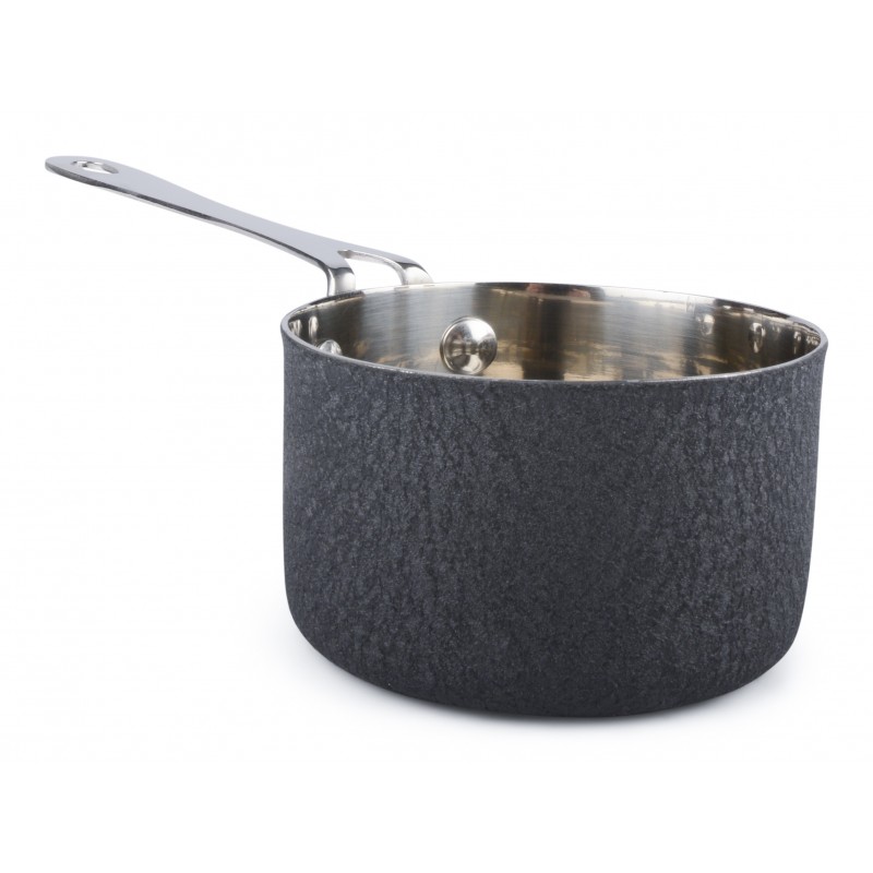 PATELNIA do serwowania, stal nierdzewna, czarna | Wysyłka w 24h!