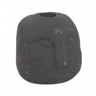 ŚWIECZNIK GŁOWA na długą świecę, kamionkowy | Wysyłka w 24h!