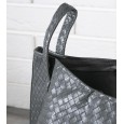 TORBA plażowa, na zakupy EKO-SKÓRA szara | Wysyłka w 24h!