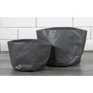 Organizer do szuflad, półek, eko-skóra, szary | Wysyłka w 24h!