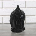 FIGURKA BUDDA czarny połysk
