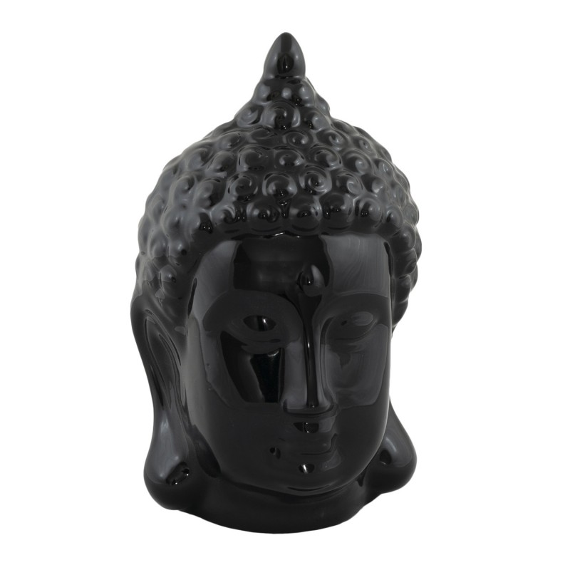 FIGURKA BUDDA czarny połysk