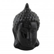 FIGURKA BUDDA czarny połysk