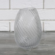 Wazon EDDY, szklany, przezroczysty | Wysyłka w 24h!