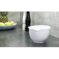 Miska kuchenna z przykrywką, biała | Wysyłka w 24h!