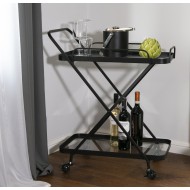 BAREK REMINGTON, na kółkach, metalowy, czarny | Wysyłka w 24h!