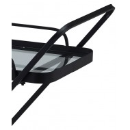 BAREK REMINGTON, na kółkach, metalowy, czarny | Wysyłka w 24h!