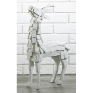 FIGURKA RENIFER drewniana XL