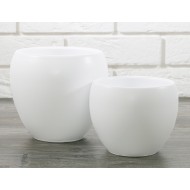 DONICA LEON styl nowoczesny, okrągła biała | Wysyłka w 24h!