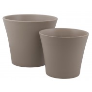 KOMPLET BEŻOWYCH DONICZEK ceramika | Wysyłka w 24h!