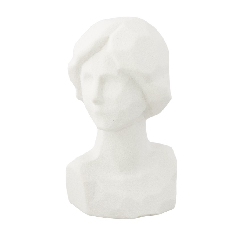 FIGURKA GŁOWA mężczyzna biała