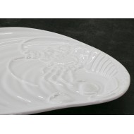 Półmisek Lobster, ceramicznty biały | Wysyłka w 24h!