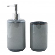 KUBEK łazienkowy błękitny ceramiczny | Wysyłka w 24h!