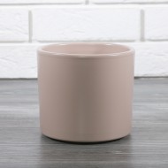 Różowa donica, ceramiczna pudrowy róż | Wysyłka w 24h!