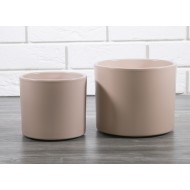 Różowa donica, ceramiczna pudrowy róż | Wysyłka w 24h!