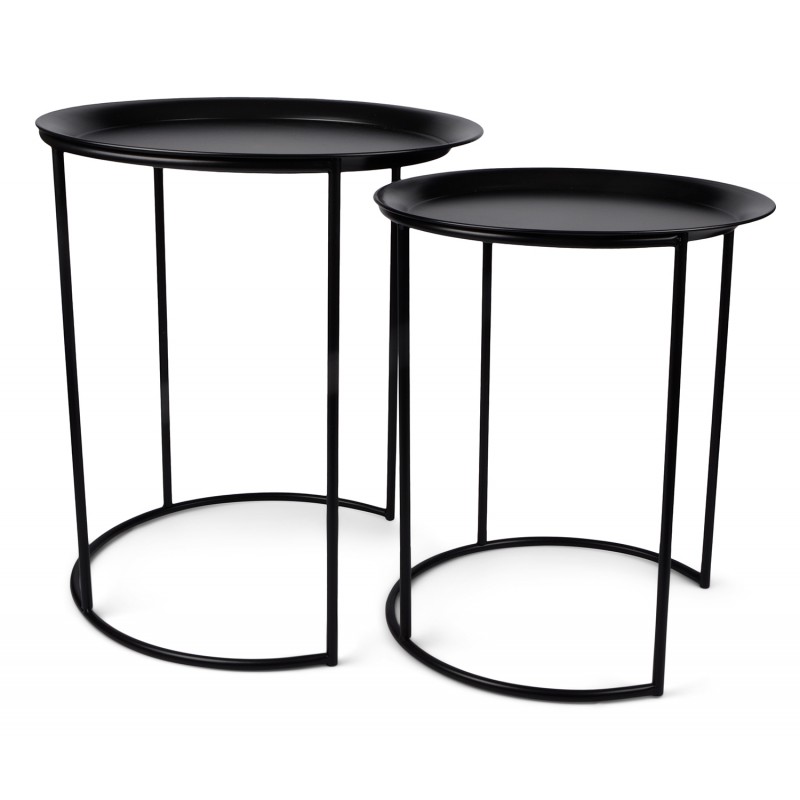 Stolik kawowy boczny Alessia komplet | Wysyłka w 24h!