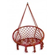 KRZESŁO HAMAKOWE DO POWIESZENIA CZERWONE