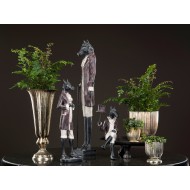 Wazon Alta metalowy srebrny styl loft | Wysyłka w 24h!