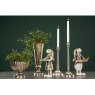 Wazon Alta metalowy srebrny styl loft | Wysyłka w 24h!