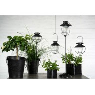 Donica Luke czarna styl loft komplet  | Wysyłka w 24h!