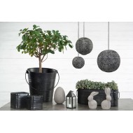 Donica Luke czarna styl loft komplet  | Wysyłka w 24h!