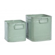 Donica Luke zielona styl loft komplet  | Wysyłka w 24h!