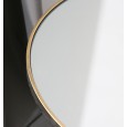 STOLIK kawowy Silvia z lustrem śr. 42cm