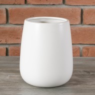 Donica Leon biała ceramiczna XL | Wysyłka w 24h!