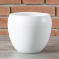 Donica Leon ceramiczna biała śr. 21cm | Wysyłka w 24h!