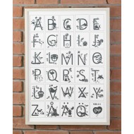 Obraz do pokoju dziecięcego Alfabet | Wysyłka w 24h!
