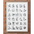 Obraz do pokoju dziecięcego Alfabet | Wysyłka w 24h!