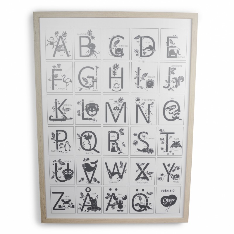 Obraz do pokoju dziecięcego Alfabet | Wysyłka w 24h!