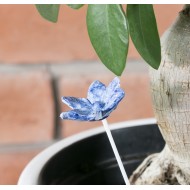 Ozdoba do doniczki stroików Kwiat niebieski | Wysyłka w 24h!