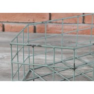 KOSZ druciany, k. miętowy 45x24cm