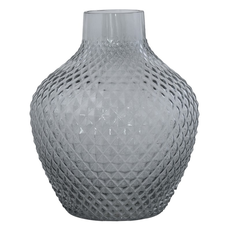 Wazon Gron szary szklany | Wysyłka w 24h!