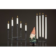 Świecznik Garn kandelabr metalowy czarny | Wysyłka w 24h!