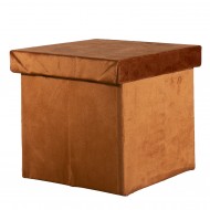 Pudełko organizer aksamitny pomarańczowy | Wysyłka w 24h!