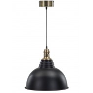 LAMPA wisząca SIENNA czarny mat śr. 38cm