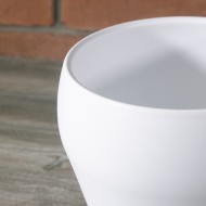 Donica Bella ceramiczna biała | Wysyłka w 24h!