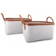 Organizer na półkę szafkę szaro-brązowy  | Wysyłka w 24h!