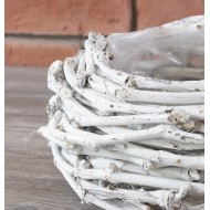 Donica Gniazdo biała drewniana | Wysyłka w 24h!