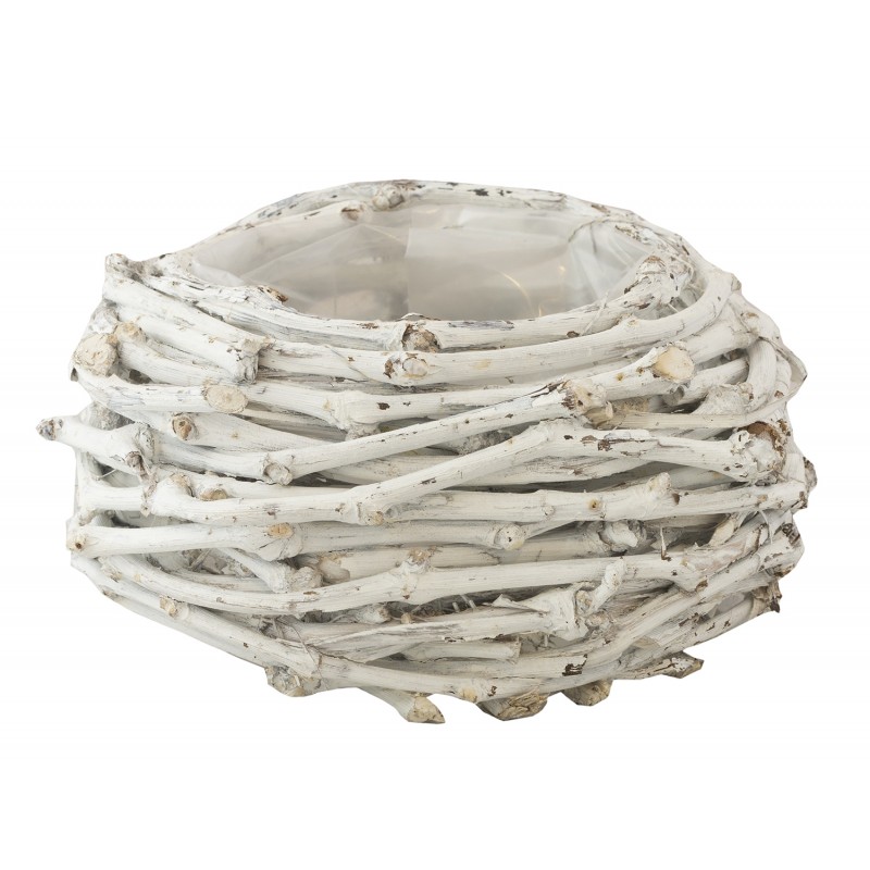 Donica Gniazdo biała drewniana | Wysyłka w 24h!