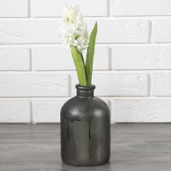 Wazon Butelka szklana szary | Wysyłka w 24h!
