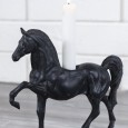 Świecznik Koń żywica syntetyczna czarny | Wysyłka w 24h!