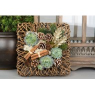 Ozdoba do stroików Szyszka brokatowa |  Wysyłka w 24h!