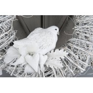 Ozdoba Gołąb biały do stroików  |  Wysyłka w 24h!